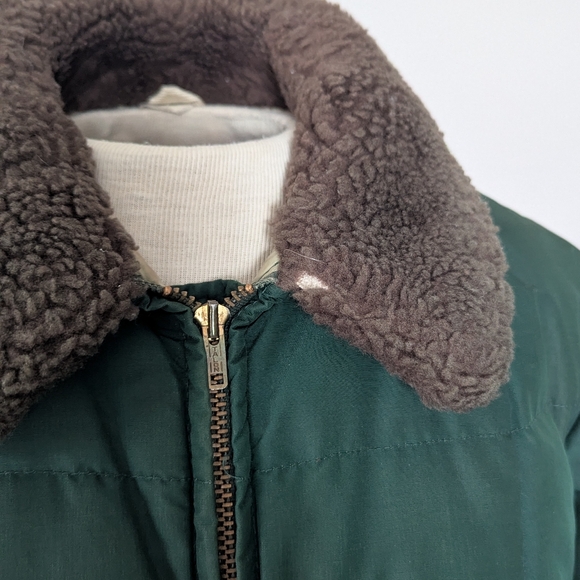 Vintage Eddie Bauer Goose Down Puffer Jacket with Sheerling Lining. - Picture 5 of 16
